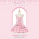 Mademoiselle Pearl Sanrio Hello Kitty Candy Themed Apron Blouse Salopette JSKs and OPs(Reservation/Full Payment Without Shipping)